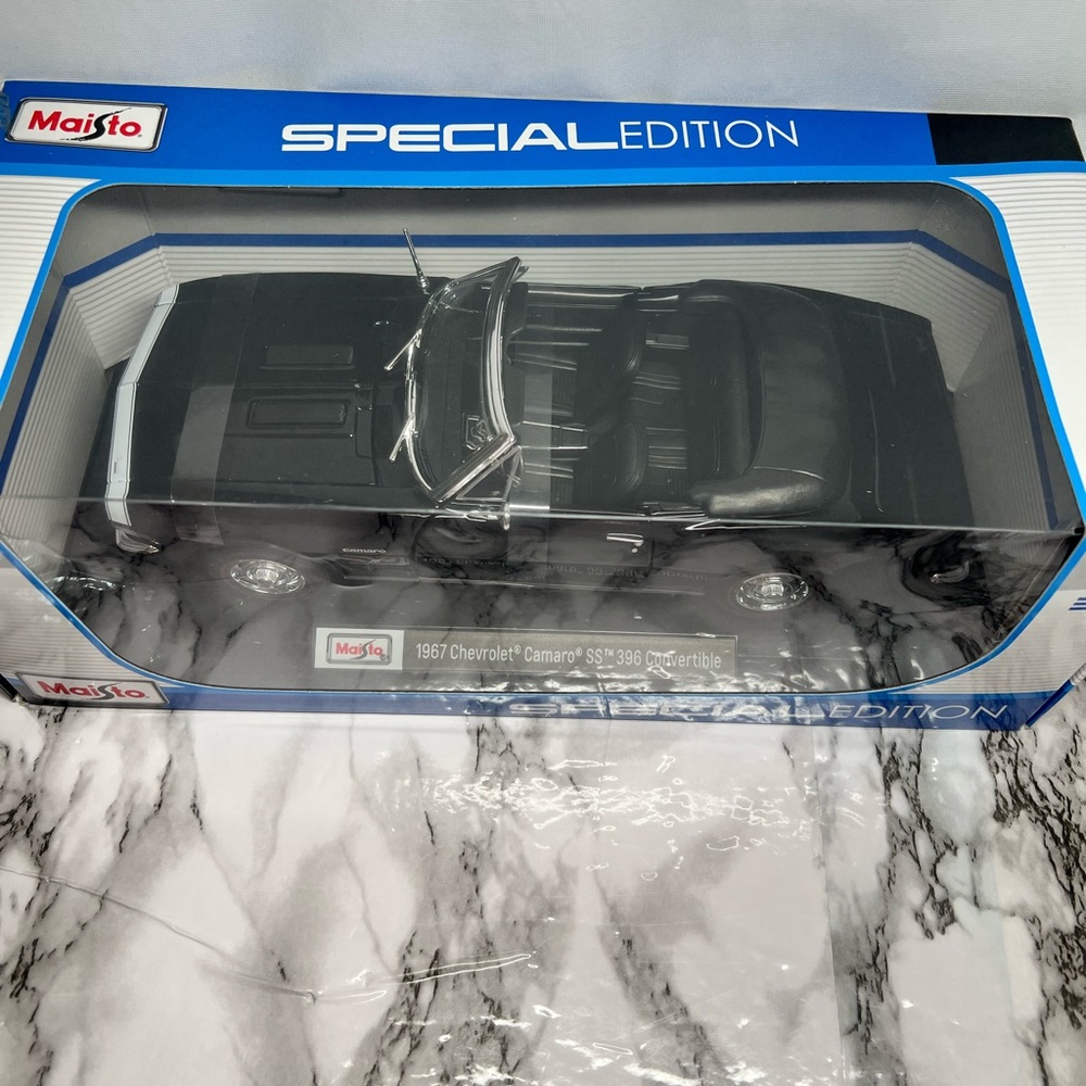 Black Chevrolet Camaro SS 396 Convertible Model
